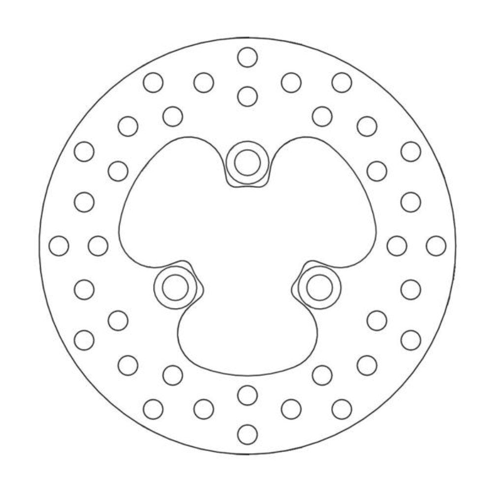 Moto-Master Left Front Round Series Disc