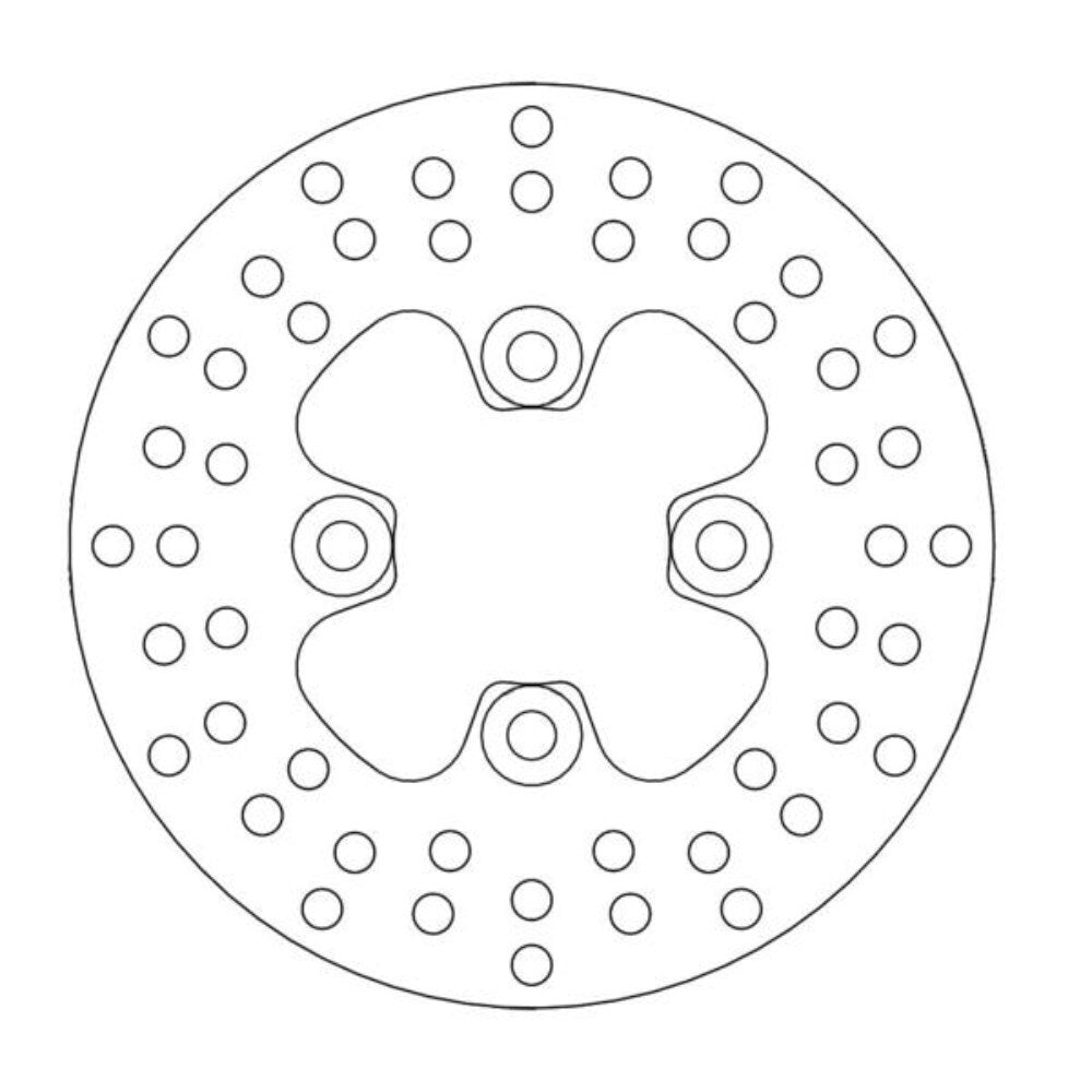 Moto-Master Left Front Round Series Disc