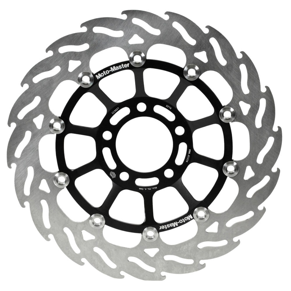 Moto-Master Streetbike Right Front Flame Fixed Disc