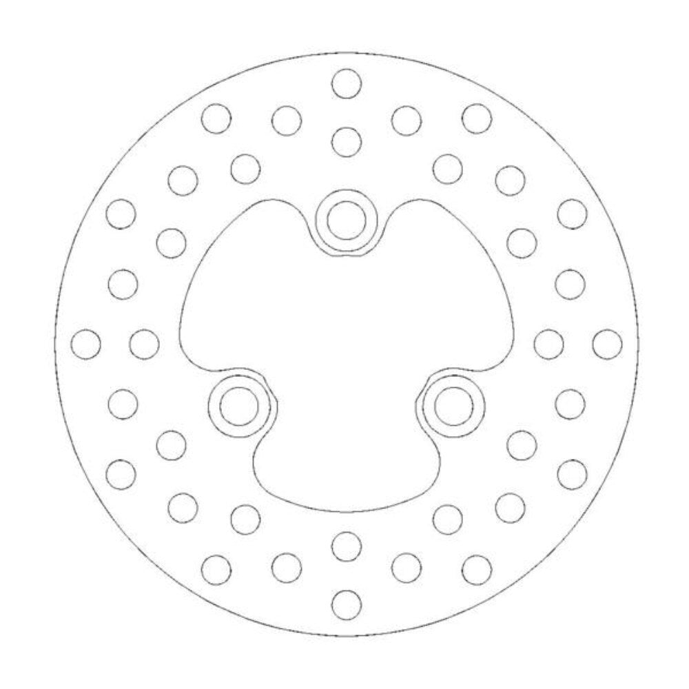 Moto-Master Left Front Round Series Disc