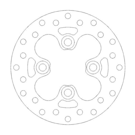 Moto-Master Left Front Round Series Disc