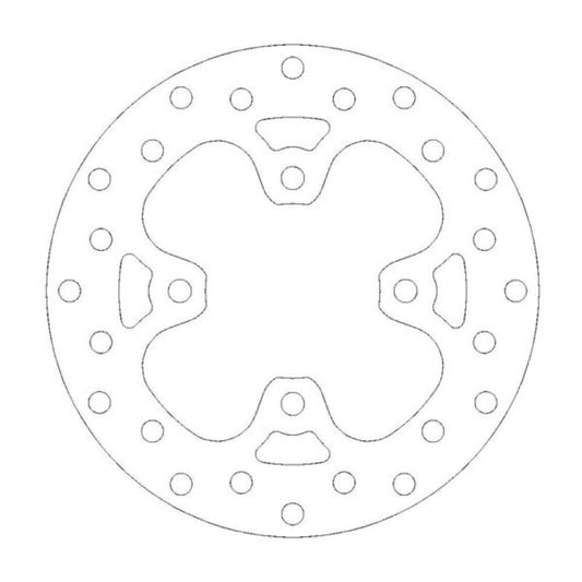 Moto-Master Left Front Round Series Disc