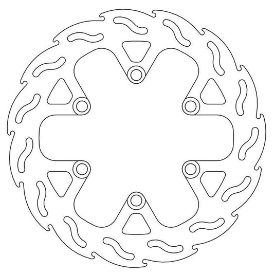 Moto-Master Streetbike Rear Flame Fixed Disc