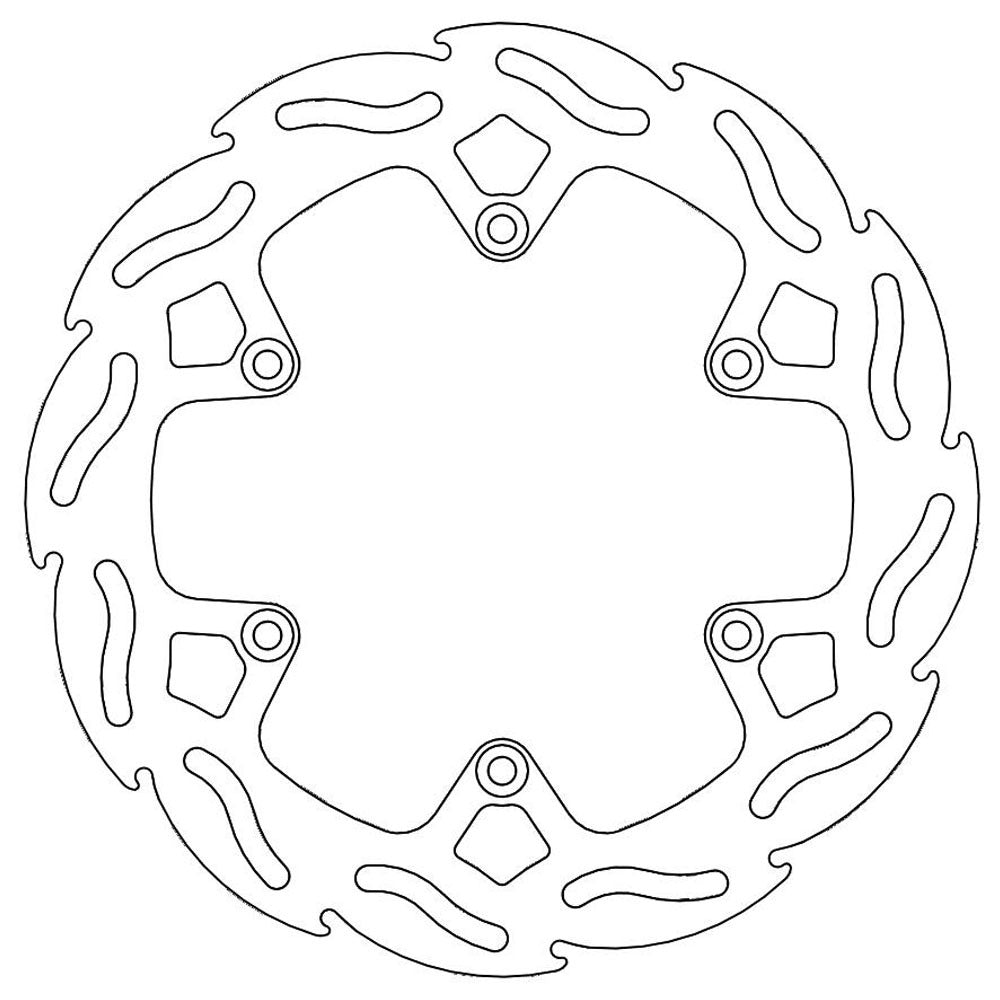 Moto-Master Rear Flame Factory Disc - 4.4mm