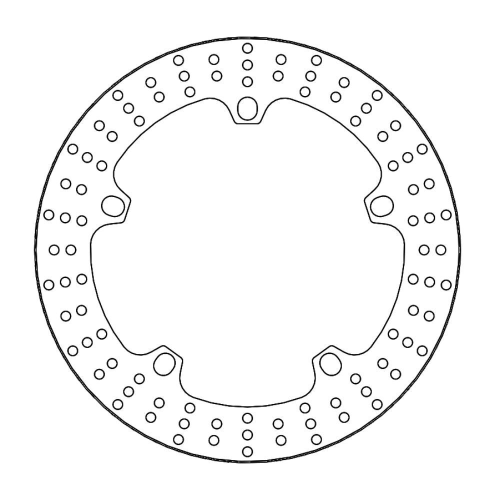 Moto-Master Streetbike Left Front Halo Fixed Disc