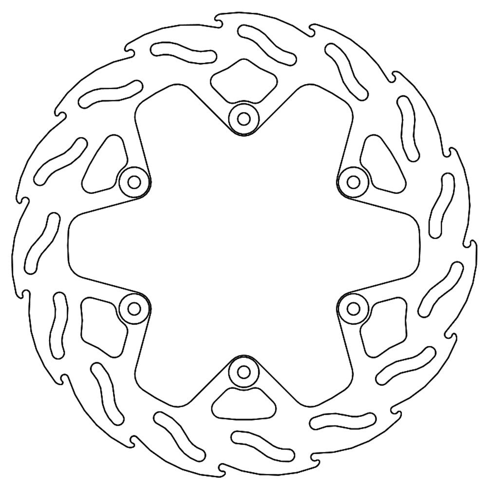 Moto-Master Rear Flame Factory Disc - 4.4mm