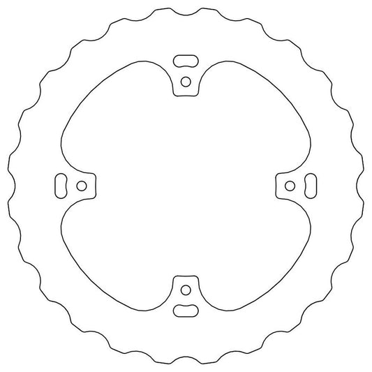 Moto-Master Rear Mud Solid Disc