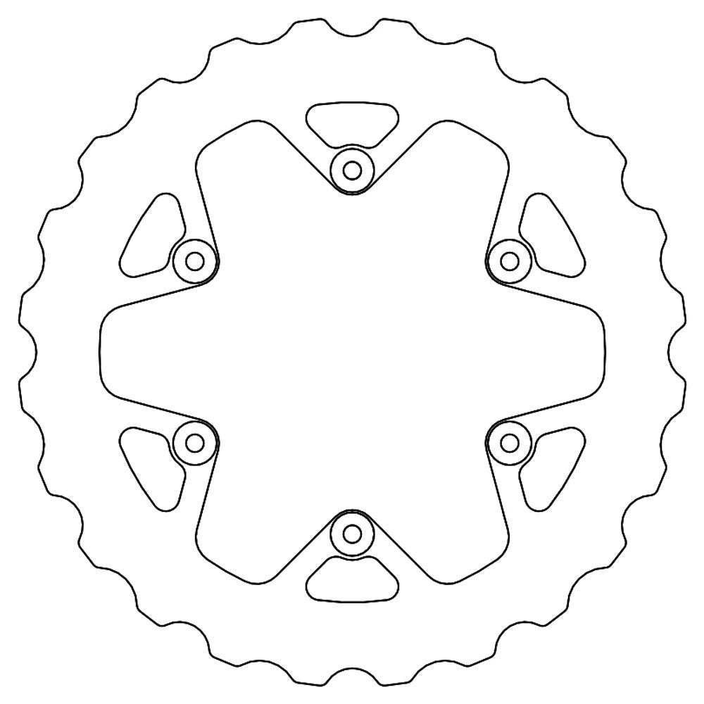 Moto-Master Rear Mud Solid Disc