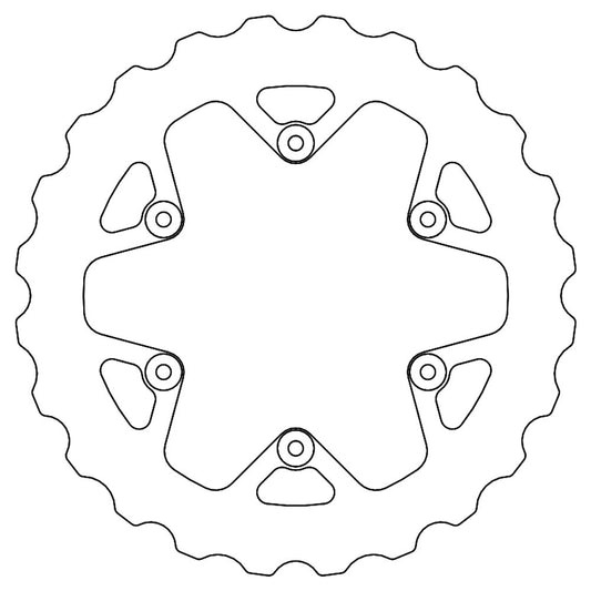 Moto-Master Rear Mud Solid Disc