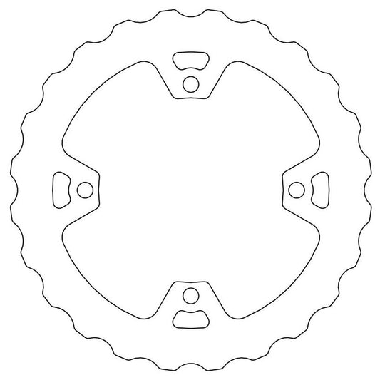 Moto-Master Rear Mud Solid Disc