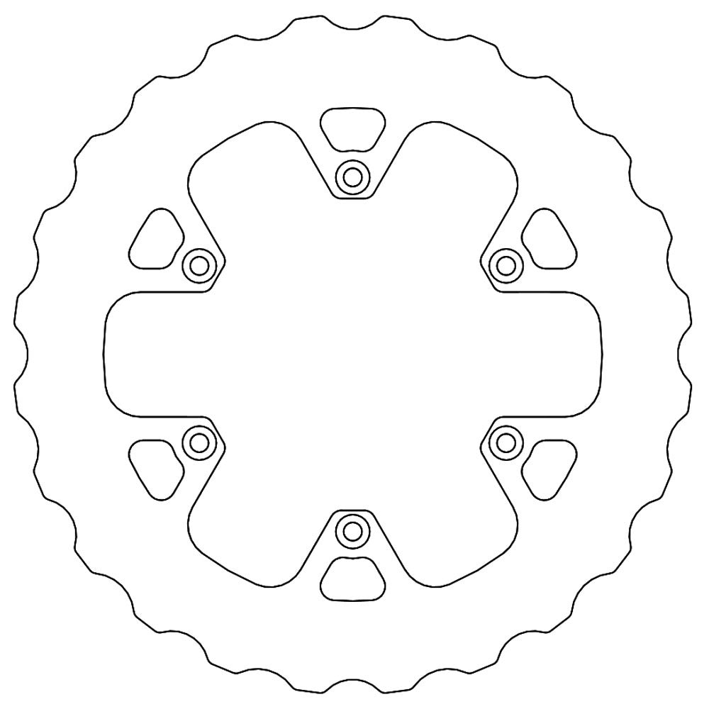 Moto-Master Rear Mud Solid Disc