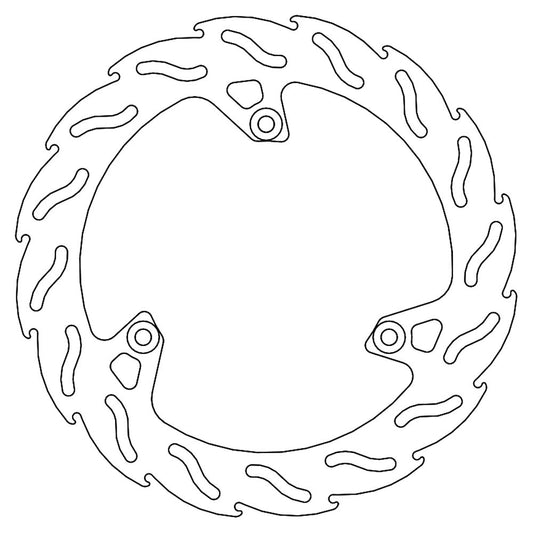 Moto-Master Streetbike Rear Flame Fixed Disc