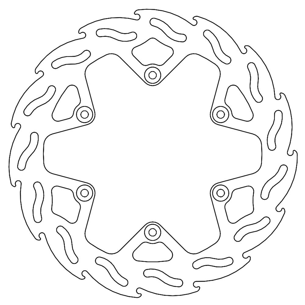 Moto-Master Rear Flame Factory Disc - 4.4mm