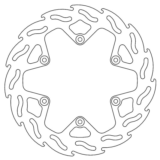Moto-Master Rear Flame Factory Disc - 4.4mm