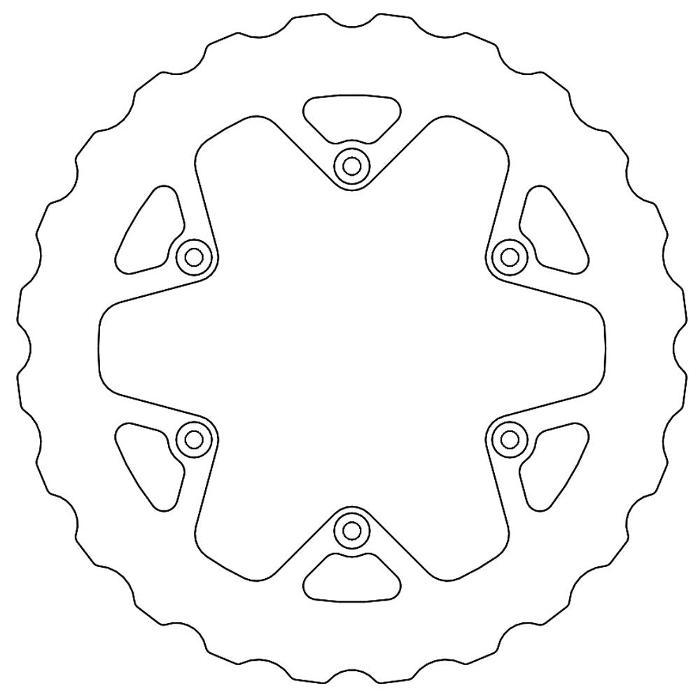 Moto-Master Rear Mud Solid Disc