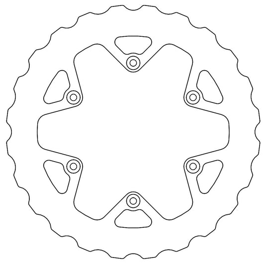 Moto-Master Rear Mud Solid Disc