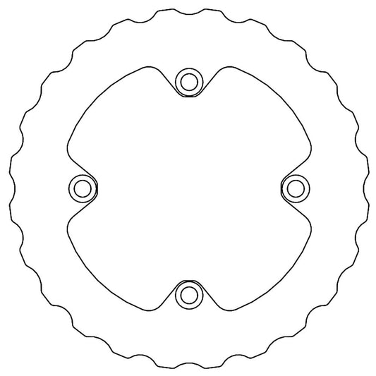 Moto-Master Rear Mud Solid Disc