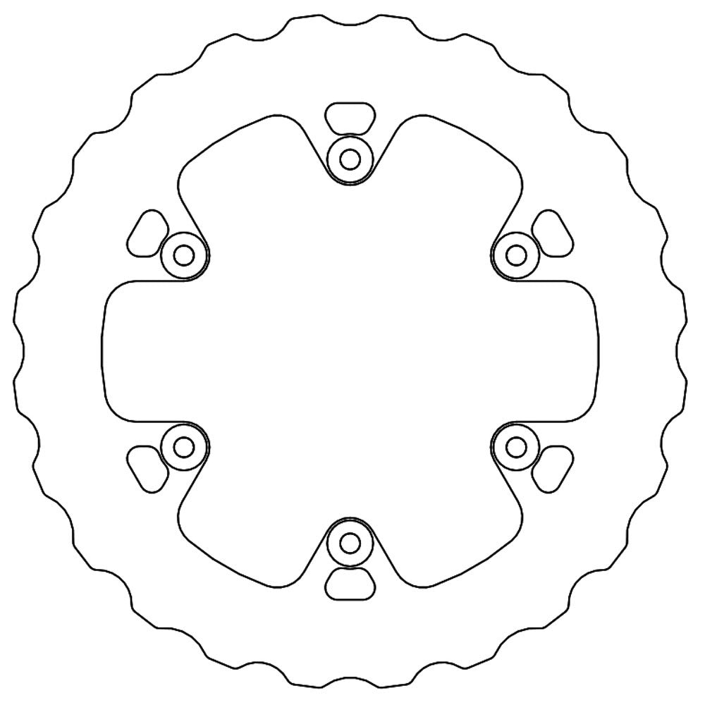 Moto-Master Rear Mud Solid Disc