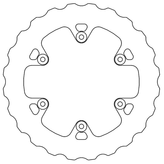 Moto-Master Rear Mud Solid Disc