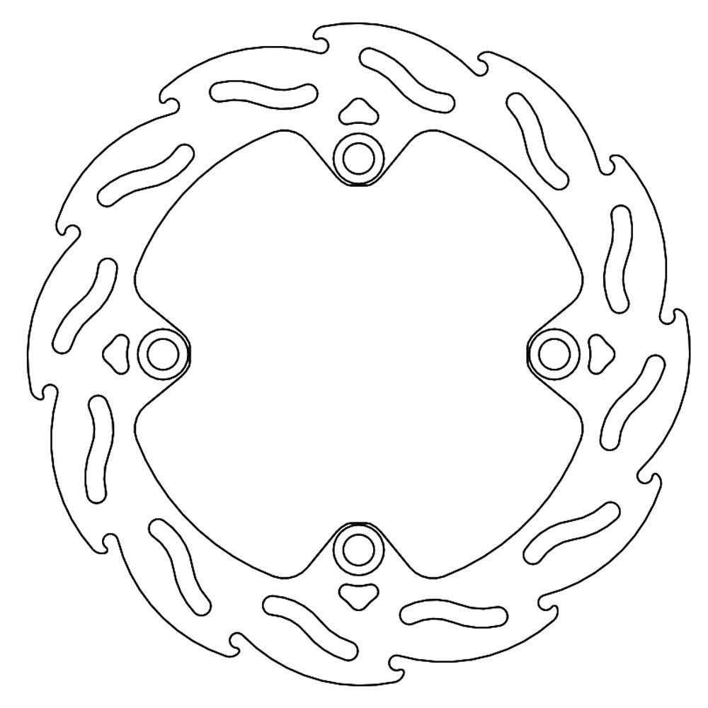 Moto-Master Rear Flame Factory Disc - 4.4mm