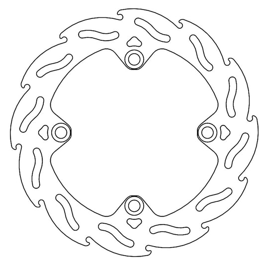 Moto-Master Rear Flame Factory Disc - 4.4mm