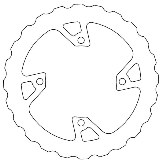 Moto-Master Rear Mud Solid Disc