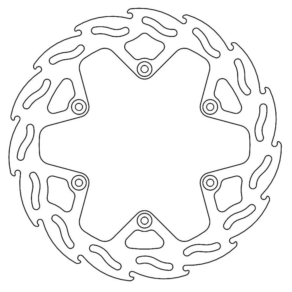 Moto-Master Rear Flame Series Disc