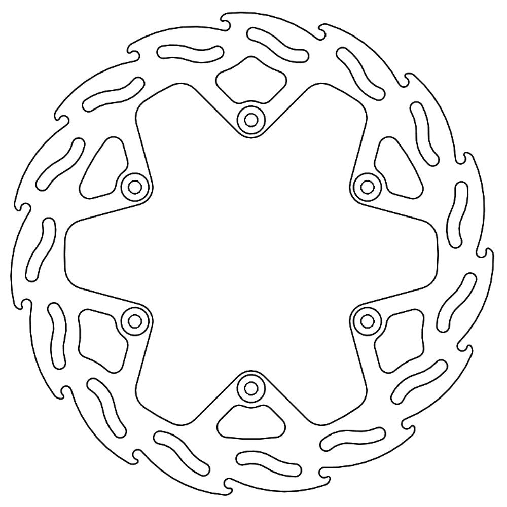 Moto-Master Rear Flame Factory Disc - 4.4mm