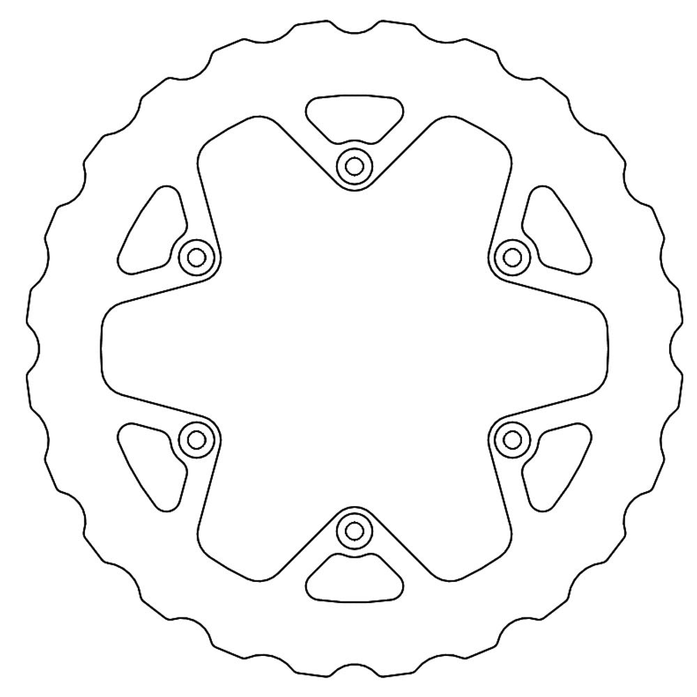 Moto-Master Rear Mud Solid Disc