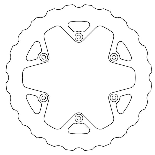 Moto-Master Rear Mud Solid Disc