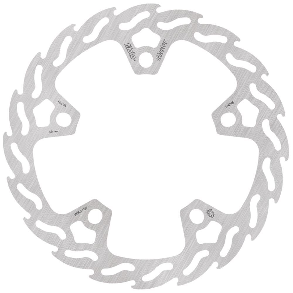 Moto-Master Streetbike Left Front Custom Flame Fixed Disc