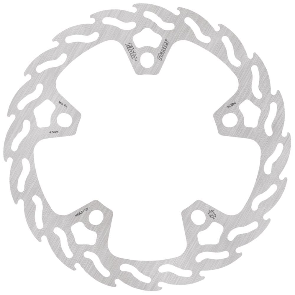 Moto-Master Streetbike Right Front Custom Flame Fixed Disc