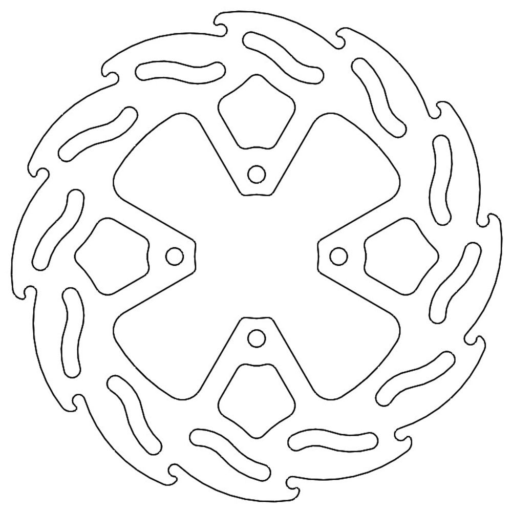 Moto-Master Rear Flame Series Disc