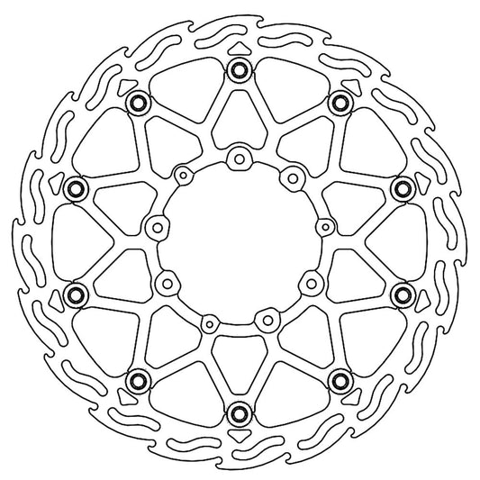 Moto-Master Supermoto Front Street Floating Disc - 320mm