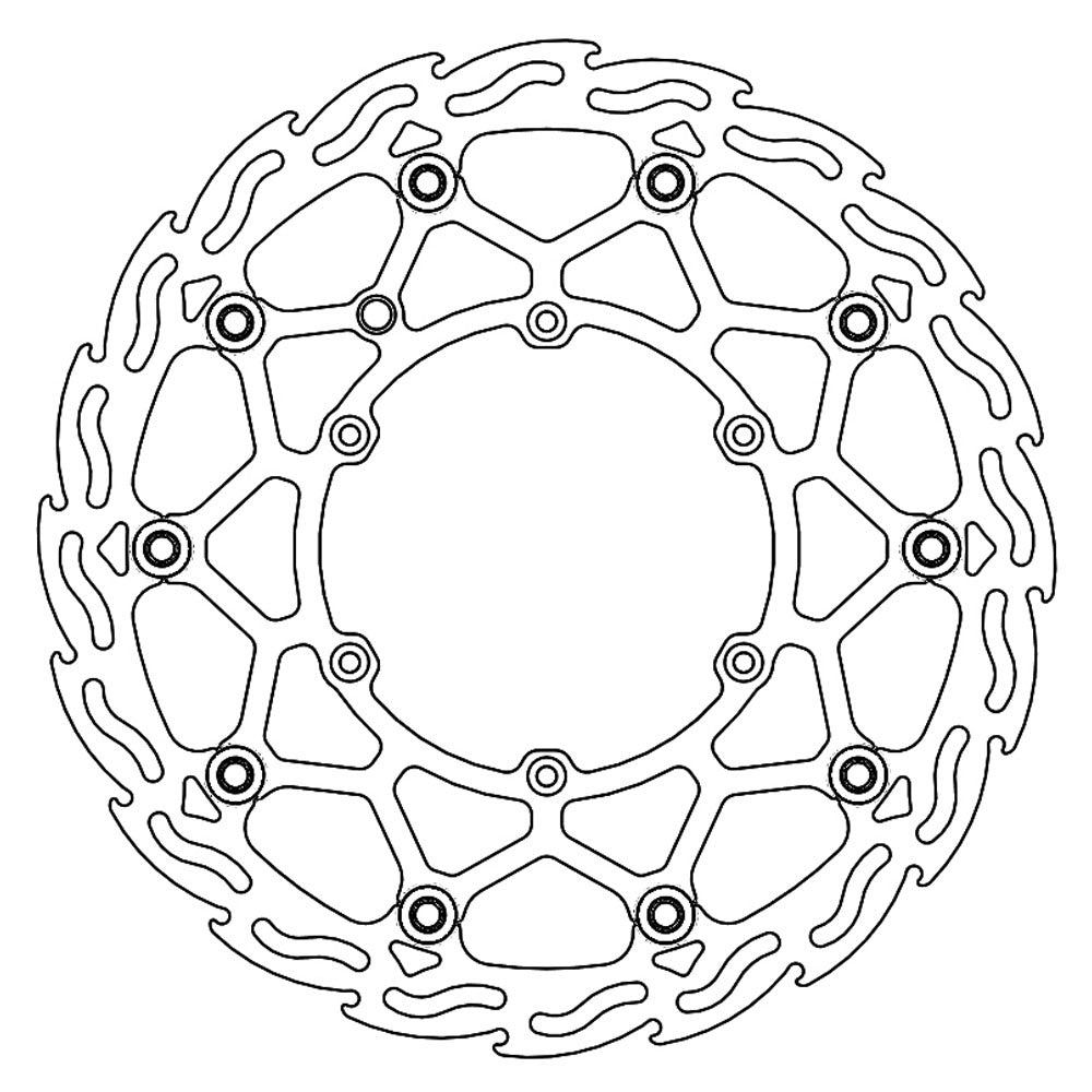 Moto-Master Supermoto Front Street Floating Disc - 320mm