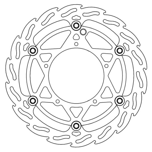Moto-Master Front Flame Floating Disc - 270mm