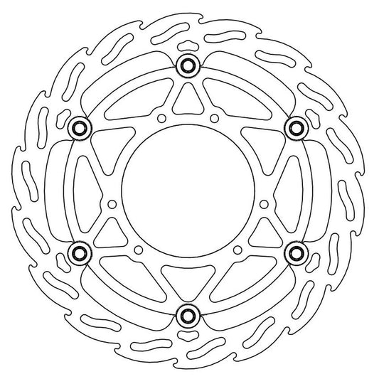 Moto-Master Front Flame Floating Disc - 270mm
