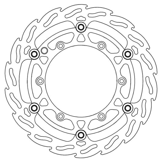 Moto-Master Front Flame Floating Disc - 270mm