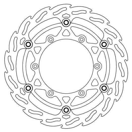 Moto-Master Front Flame Floating Disc - 270mm