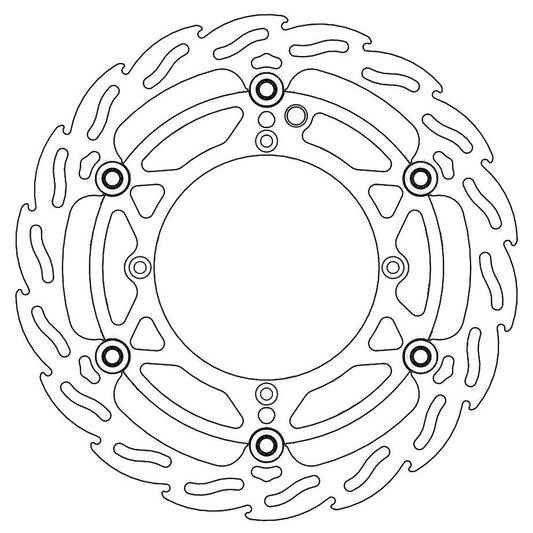Moto-Master Front Flame Floating Disc - 270mm