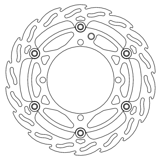 Moto-Master Front Flame Floating Disc - 270mm
