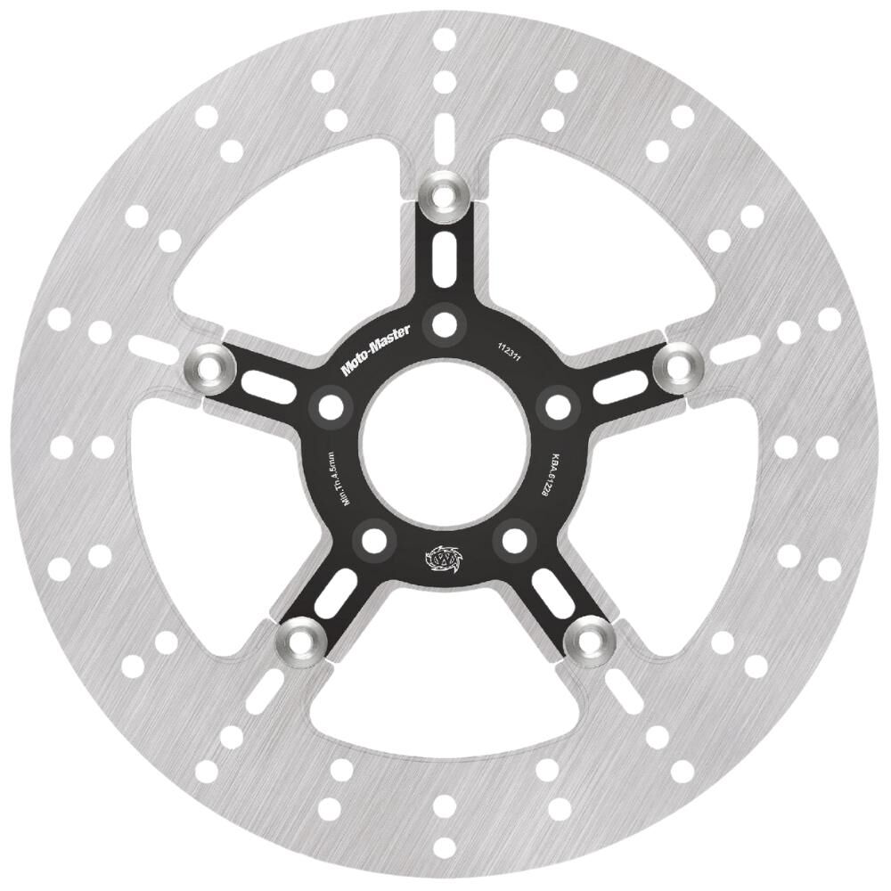 Moto-Master Streetbike Left Front Floating Adrian Sport Disc with Aluminium Carrier