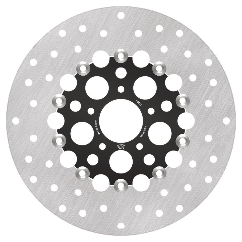 Moto-Master Streetbike Left Front Kingman Disc with Aluminium Carrier