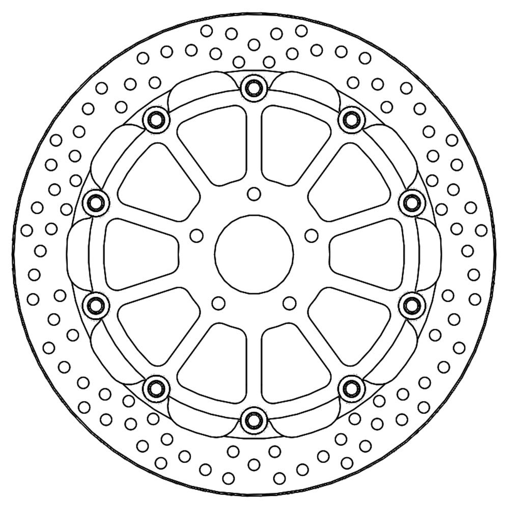 Moto-Master Streetbike Left Front Halo Racing 5.5mm Disc