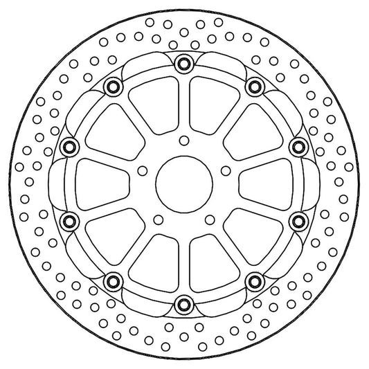 Moto-Master Streetbike Left Front Halo Racing 5.5mm Disc
