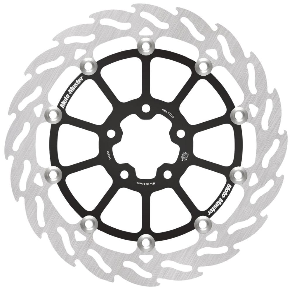 Moto-Master Streetbike Right Front Custom Flame Floating Disc