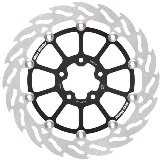 Moto-Master Streetbike Right Front Custom Flame Floating Disc