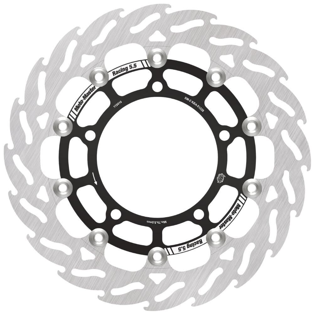 Moto-Master Streetbike Flame Racing 5.5mm Disc - Left Front