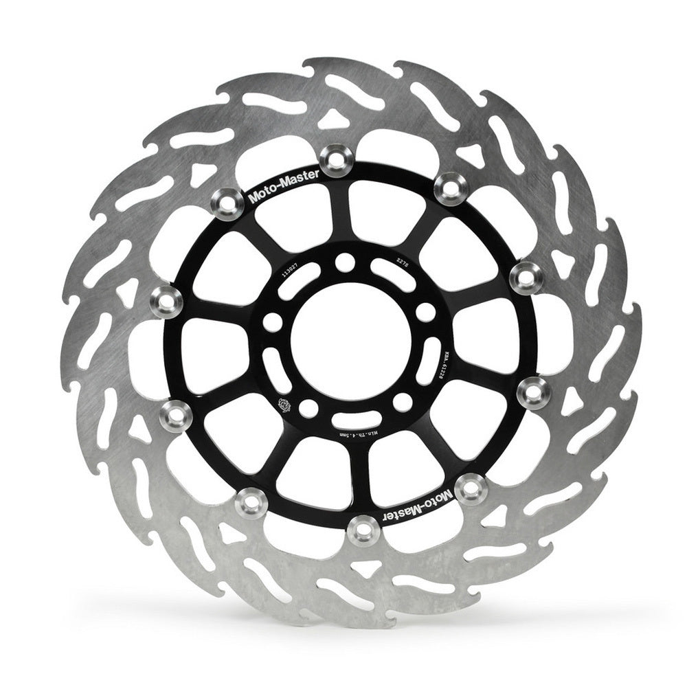 Moto-Master Streetbike Left Front Flame Floating Disc