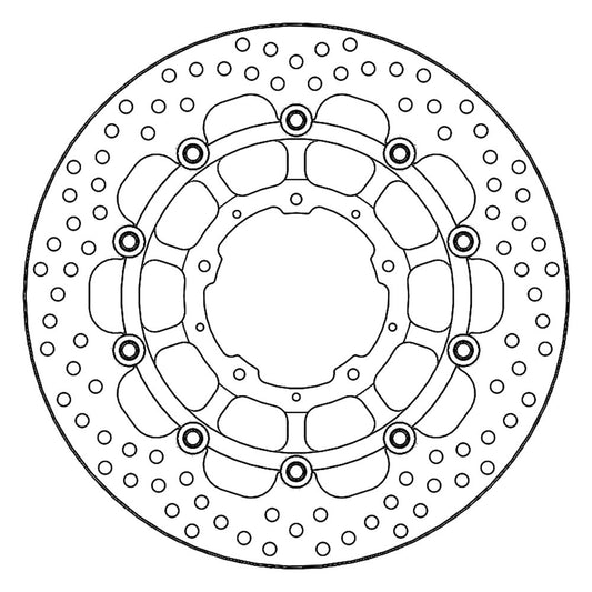 Moto-Master Streetbike Left Front Halo Floating Disc